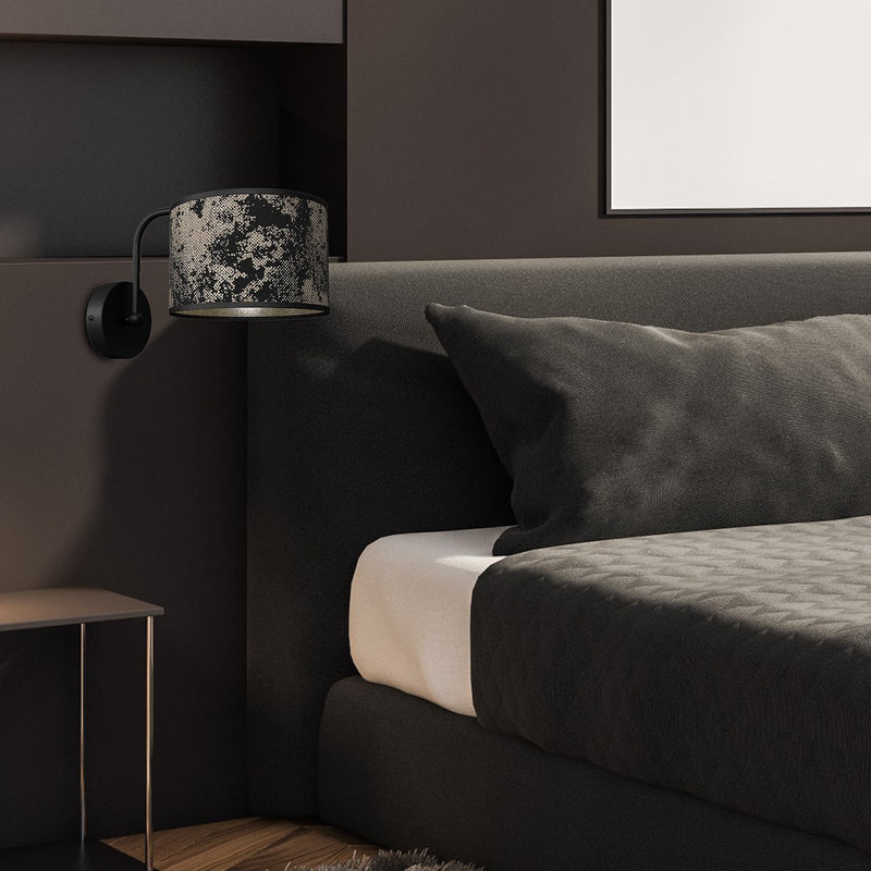 Milagro Satino 1L wall sconce lamp E27 H 18cm