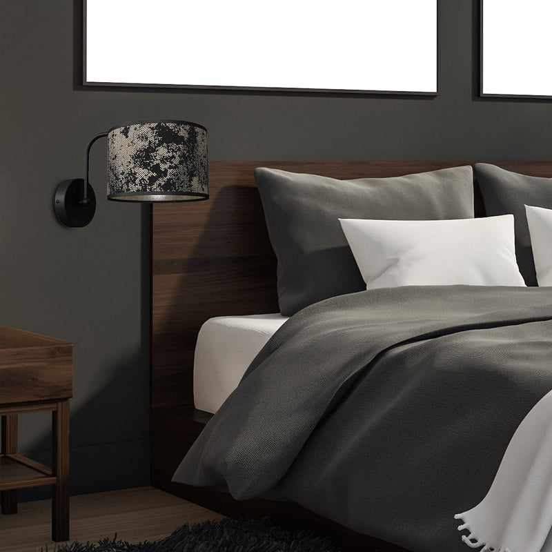 Milagro Satino 1L wall sconce lamp E27 H 18cm