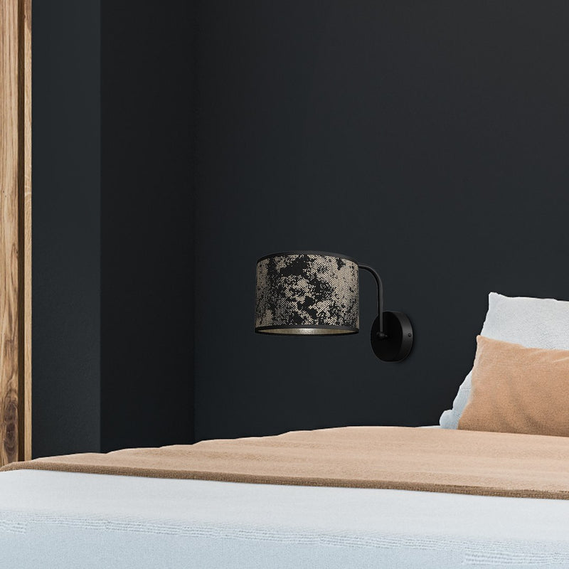 Milagro Satino 1L wall sconce lamp E27 H 18cm