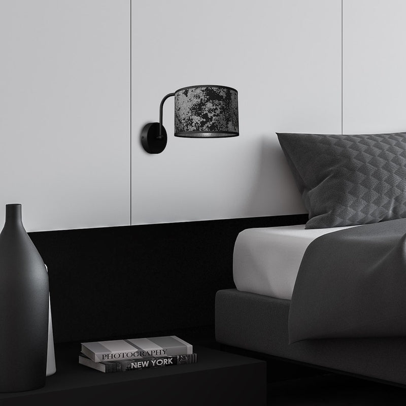 Milagro Satino 1L wall sconce lamp E27 H 18cm