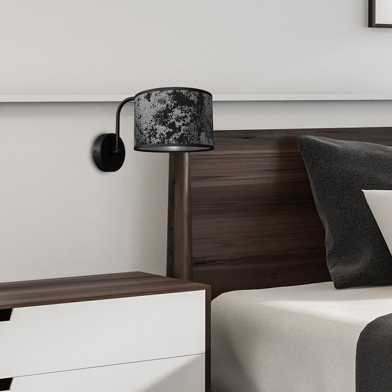 Milagro Satino 1L wall sconce lamp E27 H 18cm