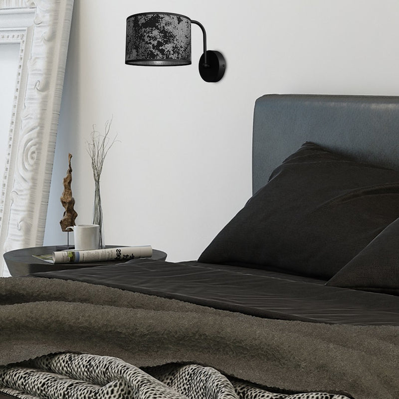 Milagro Satino 1L wall sconce lamp E27 H 18cm