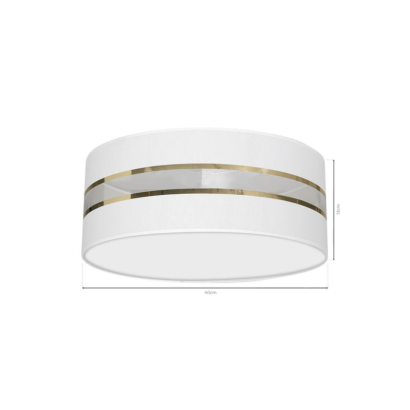 Milagro Ultimo 2L ceiling lamp E27 H 13cm