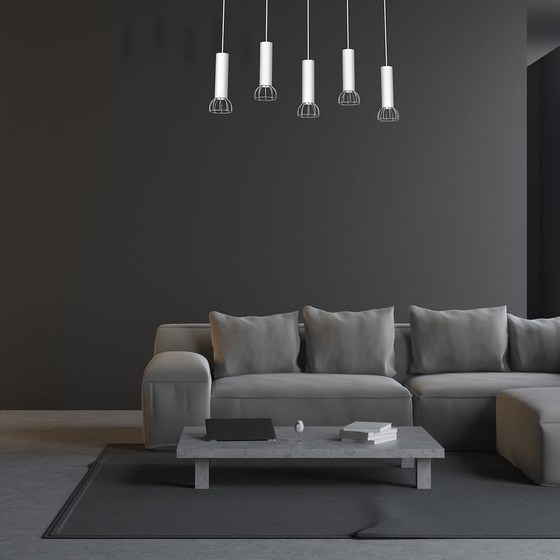 Milagro Dante 5L pendant lamp GU10