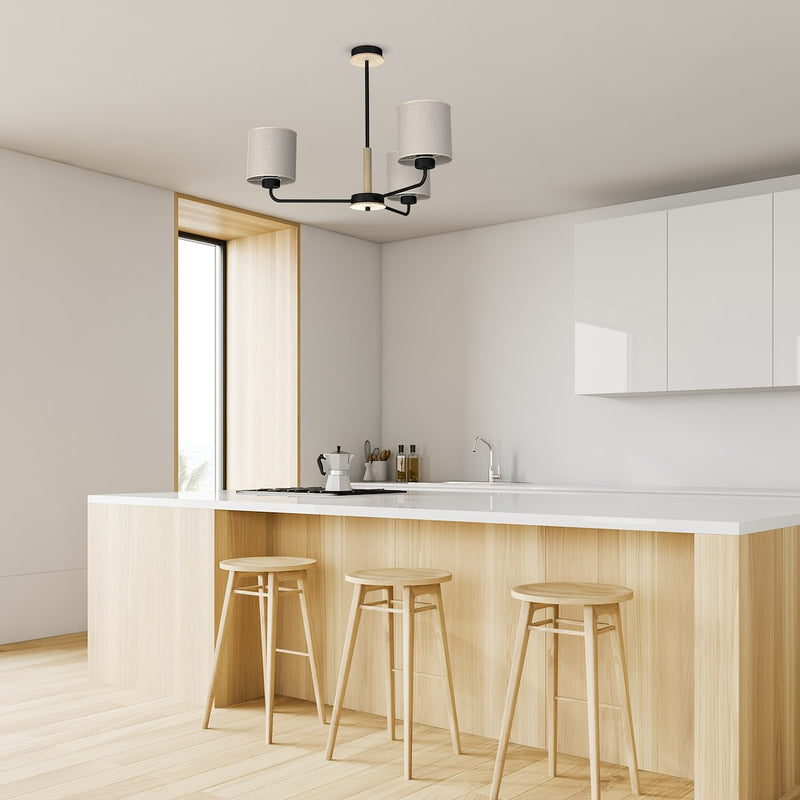 Milagro Atlanta 3L chandelier E27 H 52cm