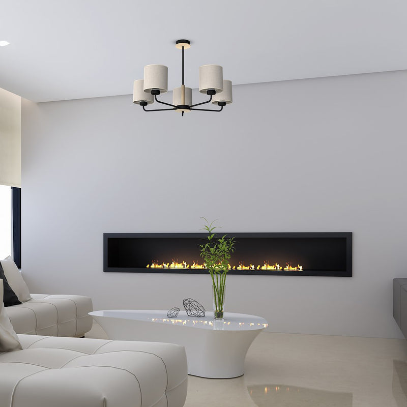 Milagro Atlanta 5L chandelier E27 H 52cm