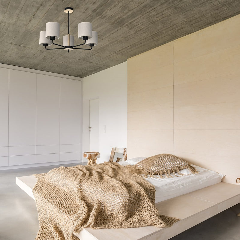 Milagro Atlanta 5L chandelier E27 H 52cm