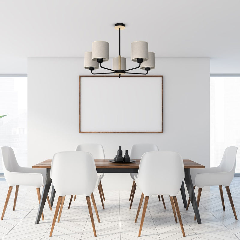 Milagro Atlanta 5L chandelier E27 H 52cm