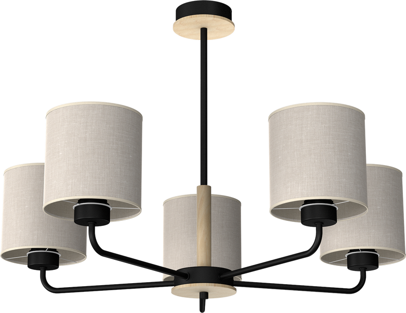 Milagro Atlanta 5L chandelier E27 H 52cm