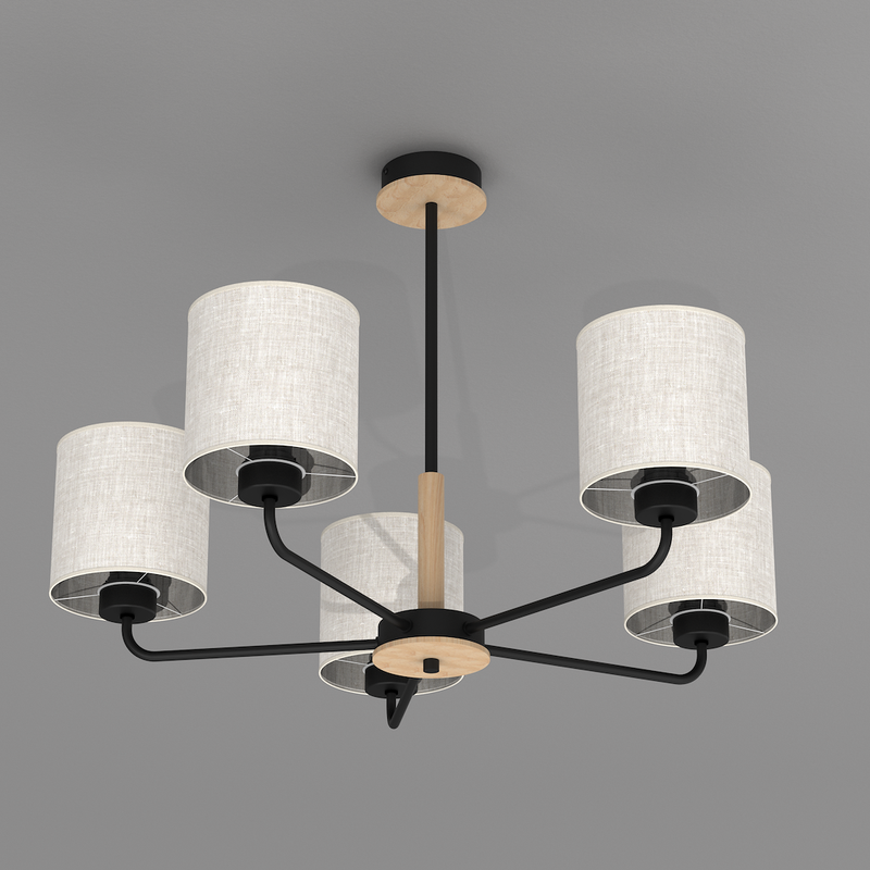 Milagro Atlanta 5L chandelier E27 H 52cm