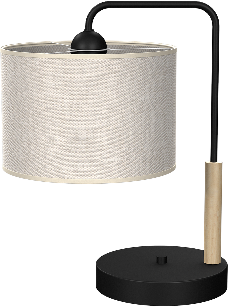 Milagro Atlanta 1L table lamp E27 H 37cm