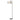 Milagro Atlanta 1L floor lamp E27 H 150cm