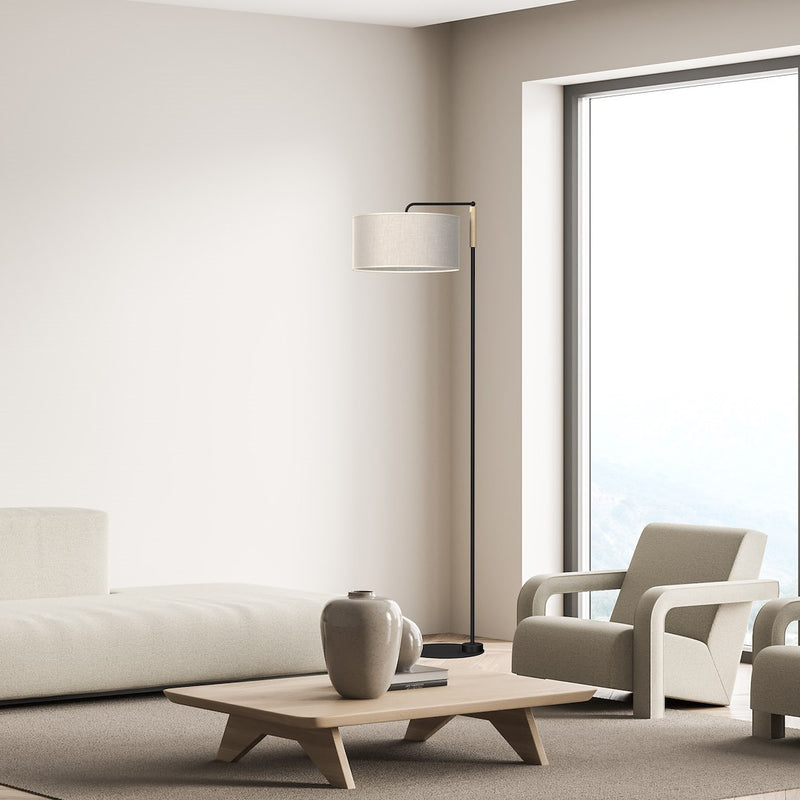 Milagro Atlanta 1L floor lamp E27 H 150cm