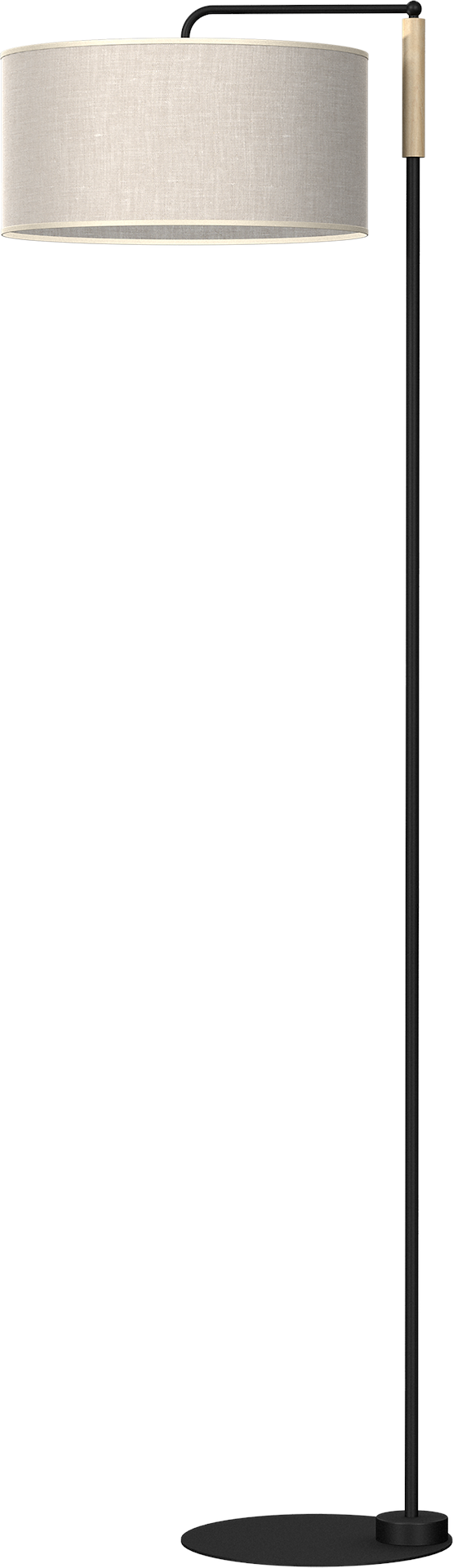 Milagro Atlanta 1L floor lamp E27 H 150cm