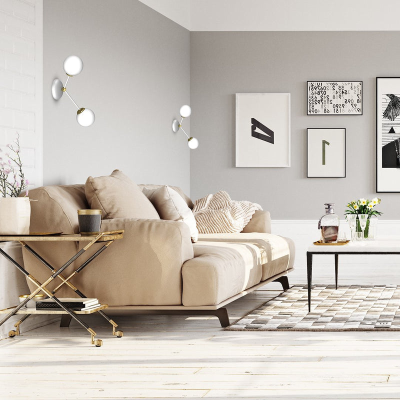 Milagro Joy 2L wall sconce lamp E14 H 52cm