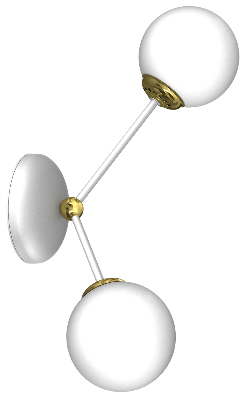 Milagro Joy 2L wall sconce lamp E14 H 52cm