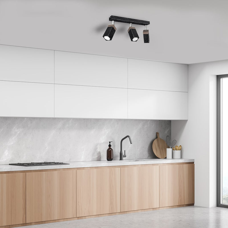 Milagro Solo 3L ceiling lamp GU10 H 17cm