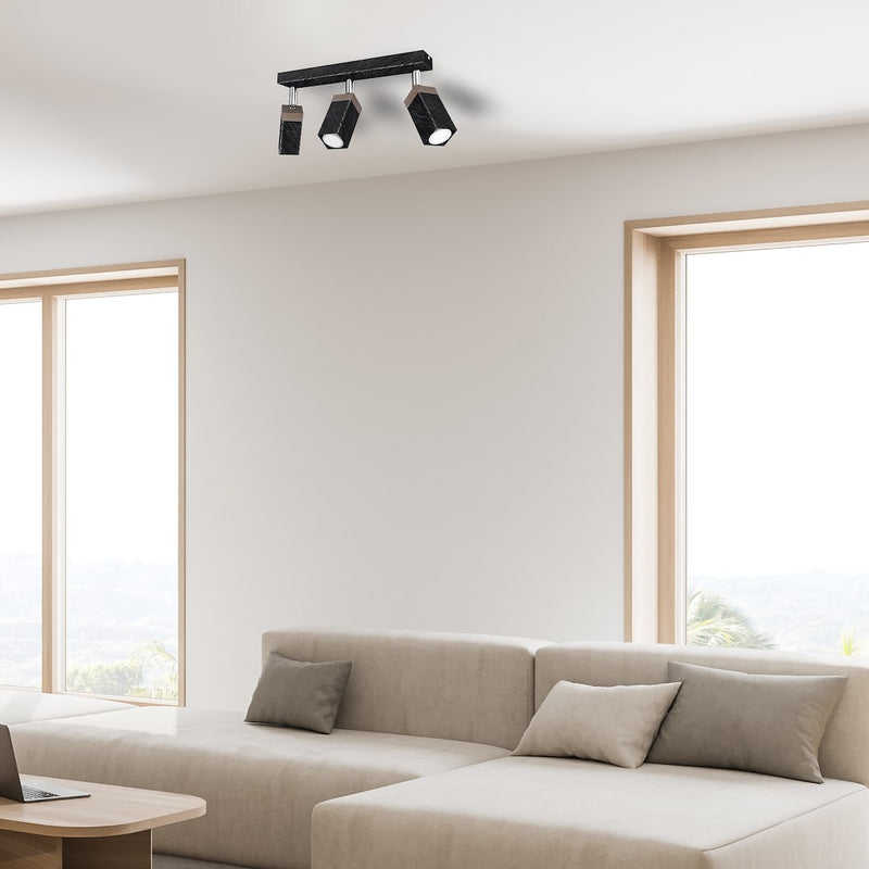 Milagro Solo 3L ceiling lamp GU10 H 17cm