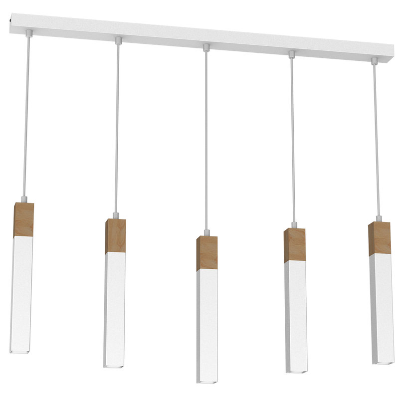 Milagro Solo 5L pendant lamp GU10