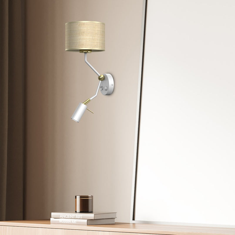 Milagro Marshal 2L wall sconce lamp E27 / GU10 H 38cm