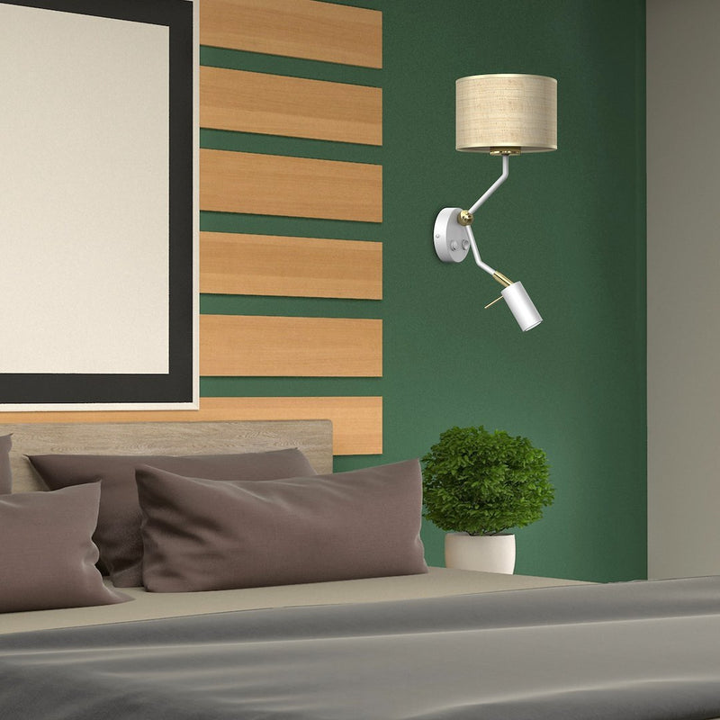 Milagro Marshal 2L wall sconce lamp E27 / GU10 H 38cm