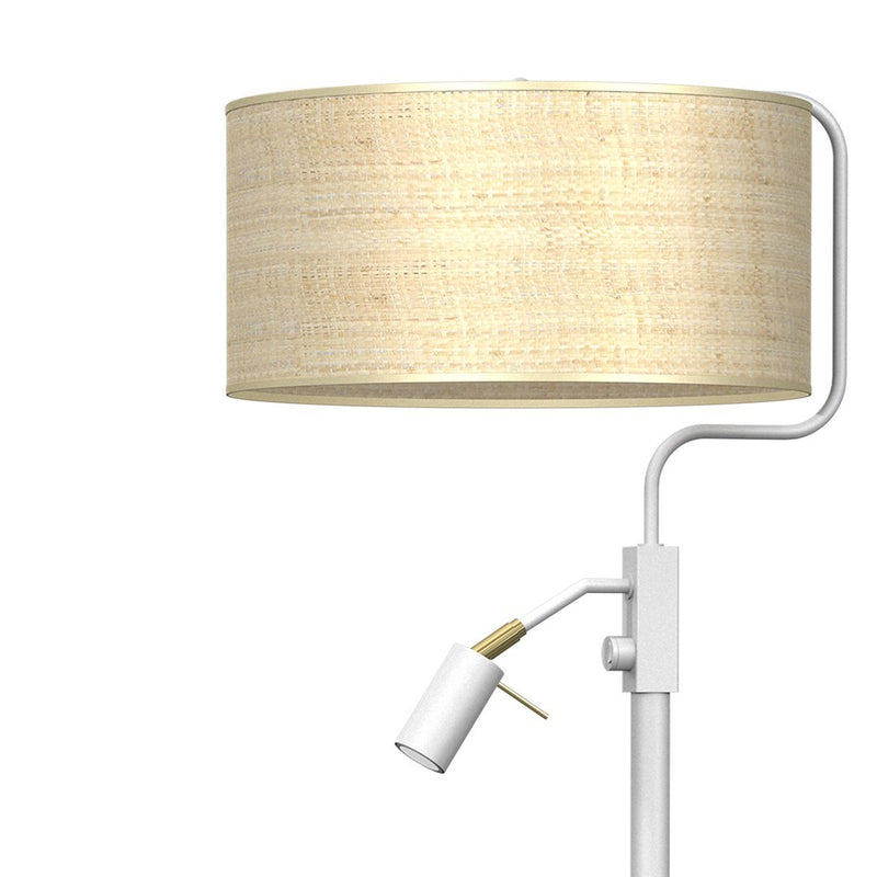 Milagro Marshal 2L floor lamp E27 / GU10, white H 150cm