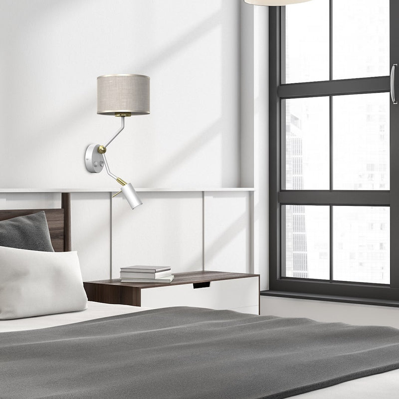 Milagro Lino 2L wall sconce lamp E27 / GU10 H 38cm