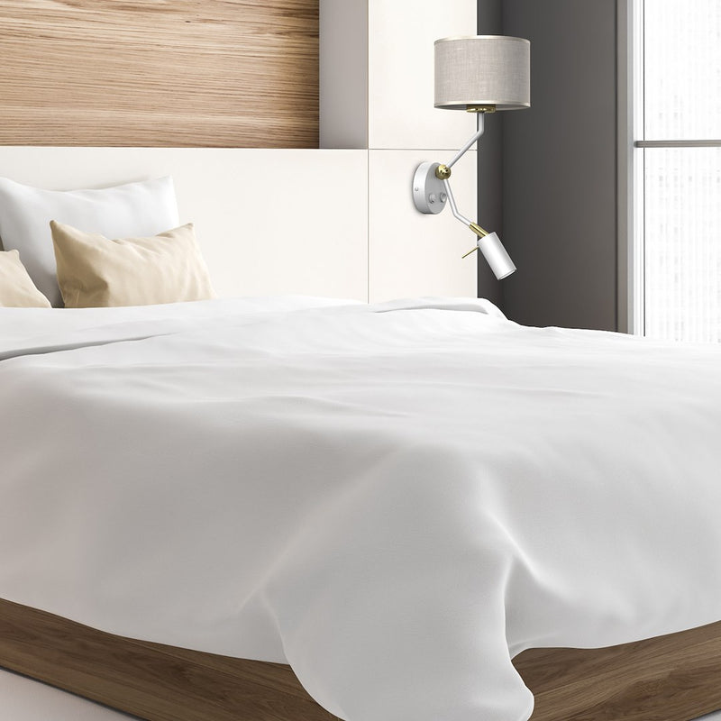 Milagro Lino 2L wall sconce lamp E27 / GU10 H 38cm