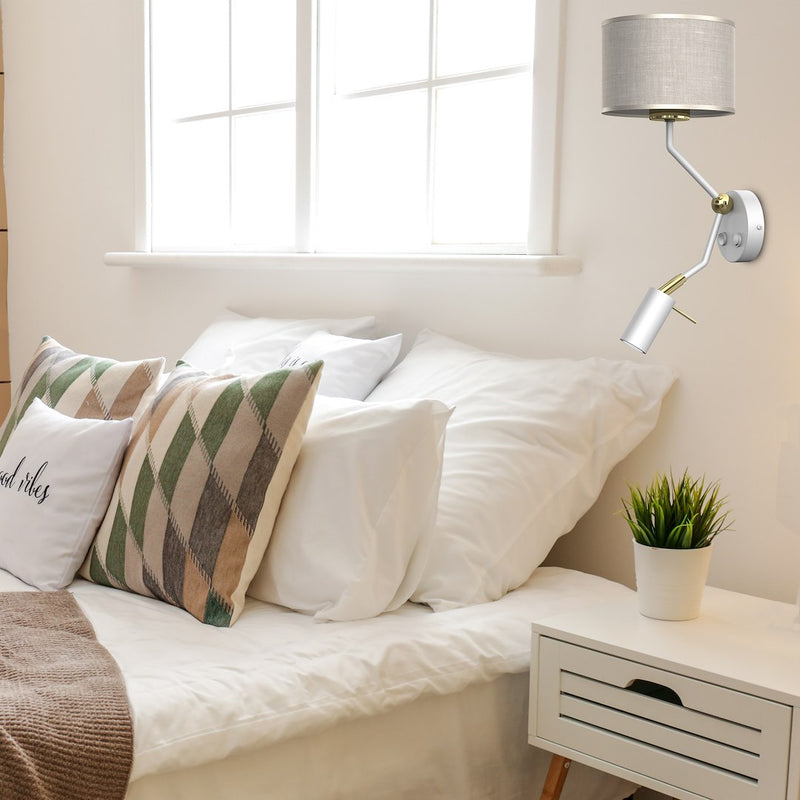 Milagro Lino 2L wall sconce lamp E27 / GU10 H 38cm