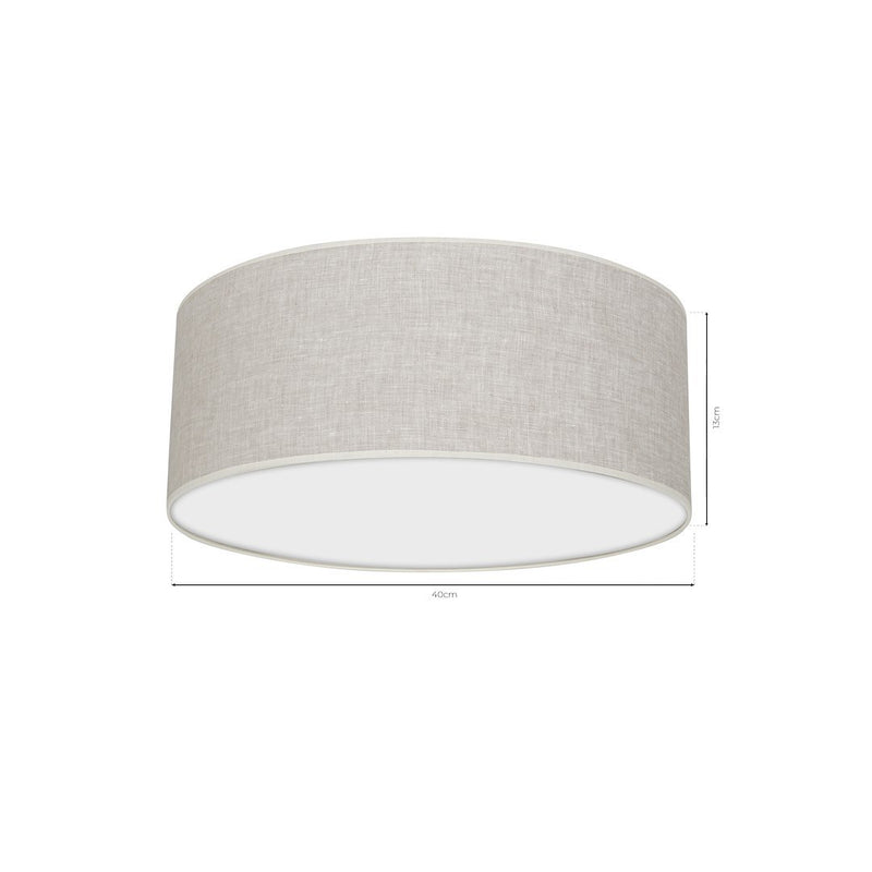 Milagro Lino 2L ceiling lamp E27 H 13cm