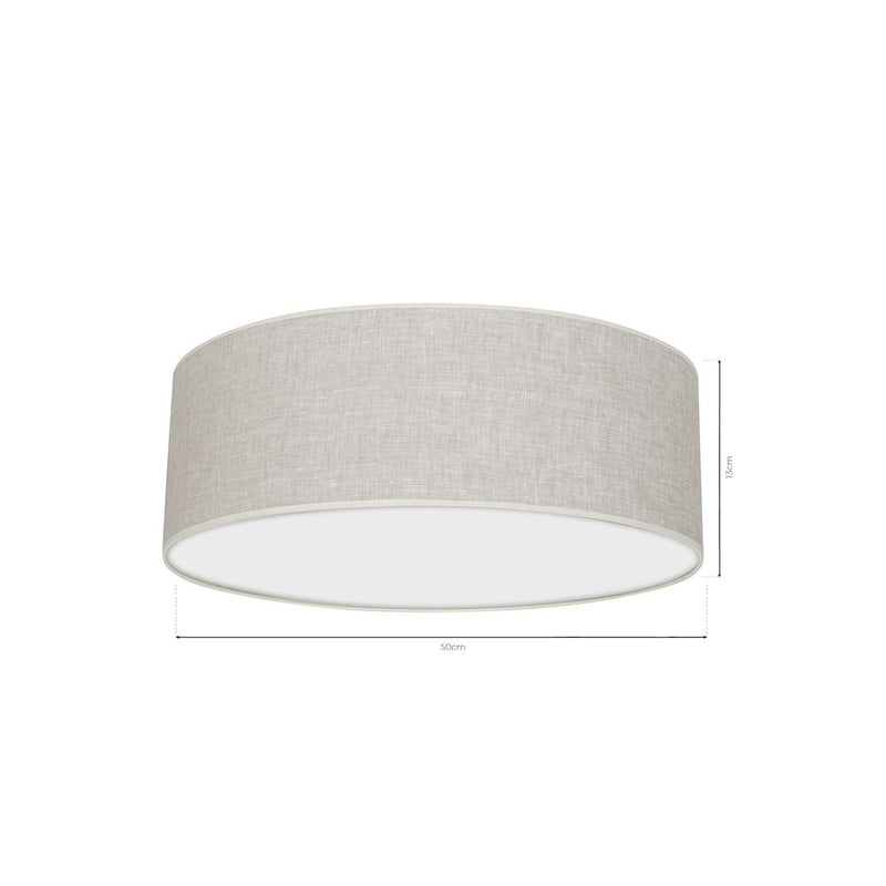 Milagro Lino 3L ceiling lamp E27 H 13cm