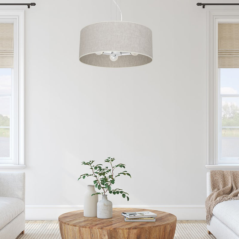 Milagro Lino 3L ceiling lamp E27