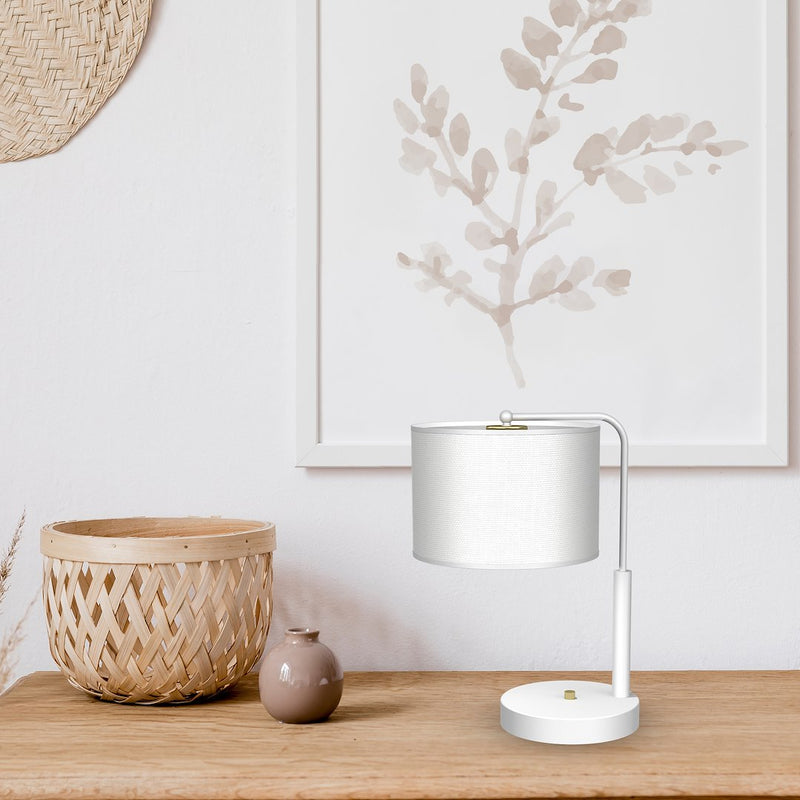 Milagro Albion 1L reading table lamp E27 H 37cm