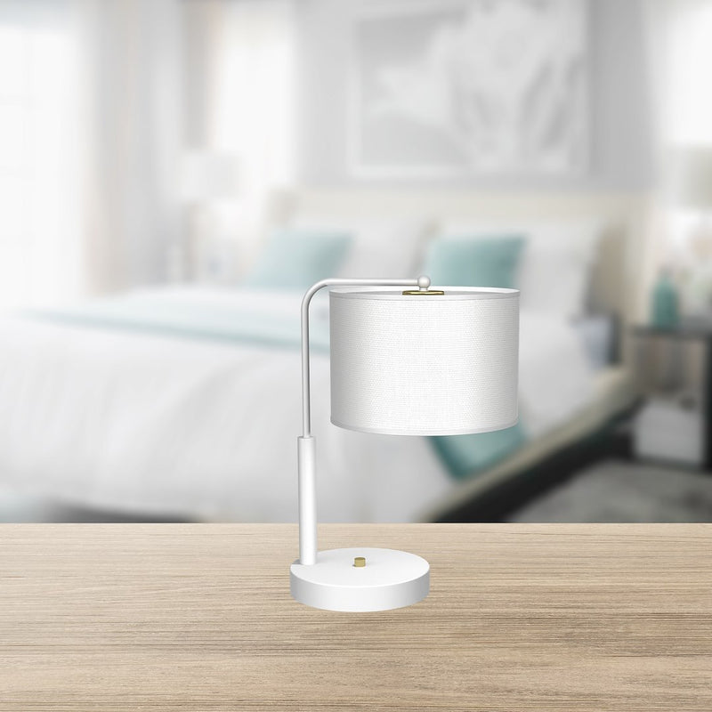 Milagro Albion 1L reading table lamp E27 H 37cm