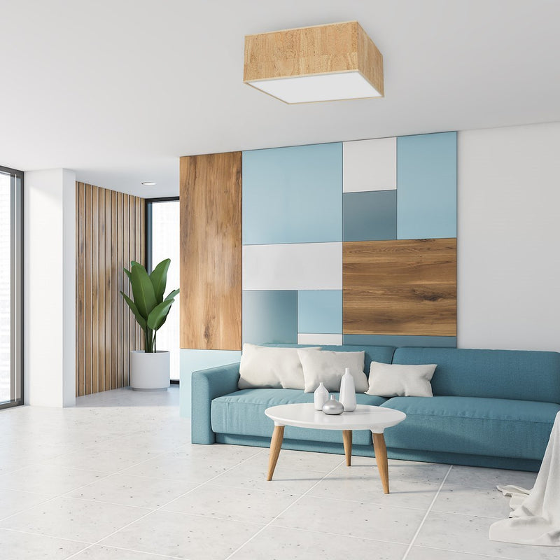 Milagro Cork 3L ceiling lamp E27 H 13cm