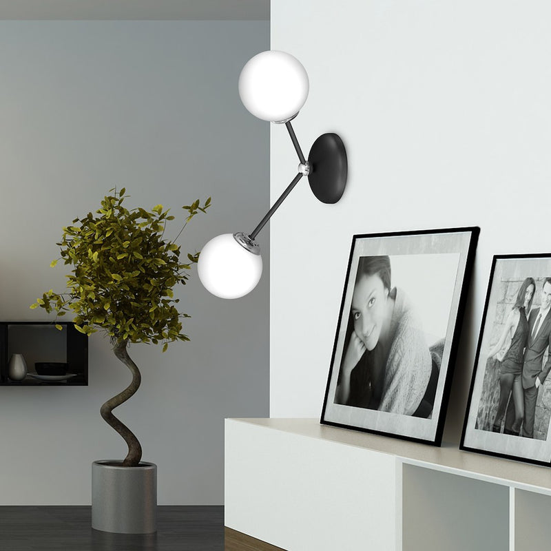 Milagro Joy 2L wall sconce lamp E14 H 52cm