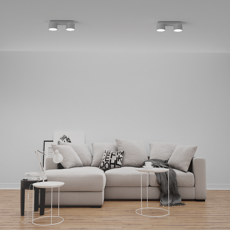 Milagro Dixie 3L ceiling lamp GX53 H 8cm