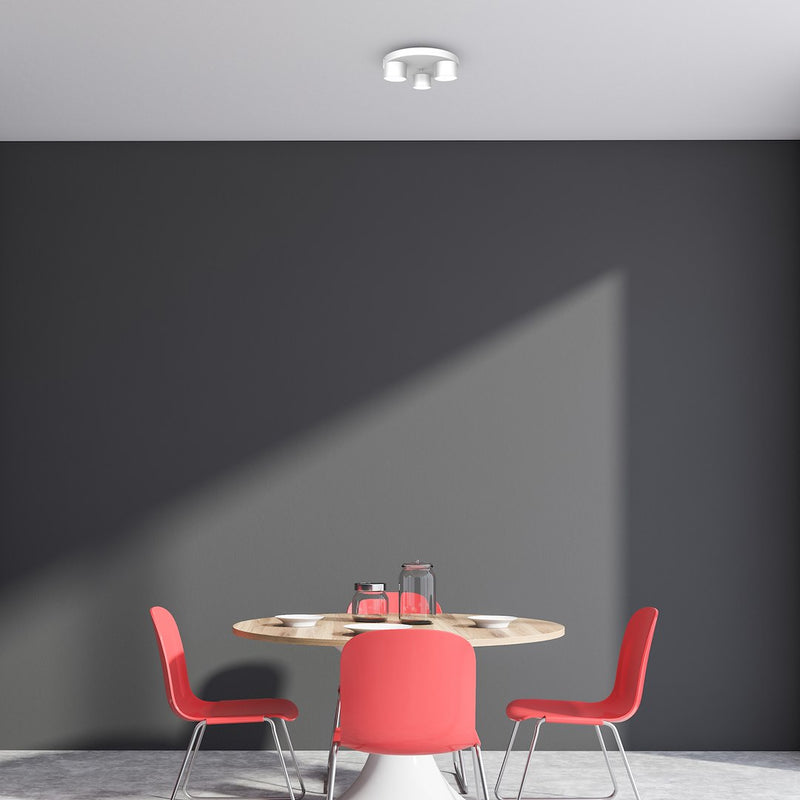 Milagro Dixie 3L ceiling lamp GX53 H 8cm