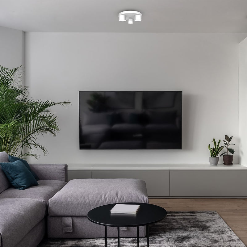 Milagro Dixie 3L ceiling lamp GX53 H 8cm