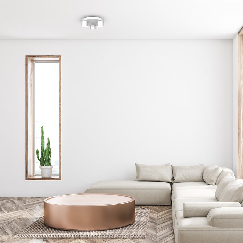 Milagro Dixie 3L ceiling lamp GX53 H 8cm