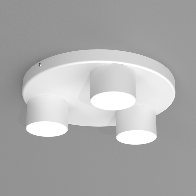 Milagro Dixie 3L ceiling lamp GX53 H 8cm