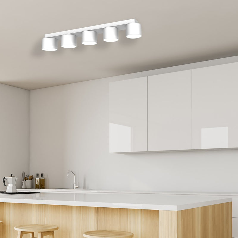 Milagro Dixie 5L ceiling lamp GX53 H 8cm