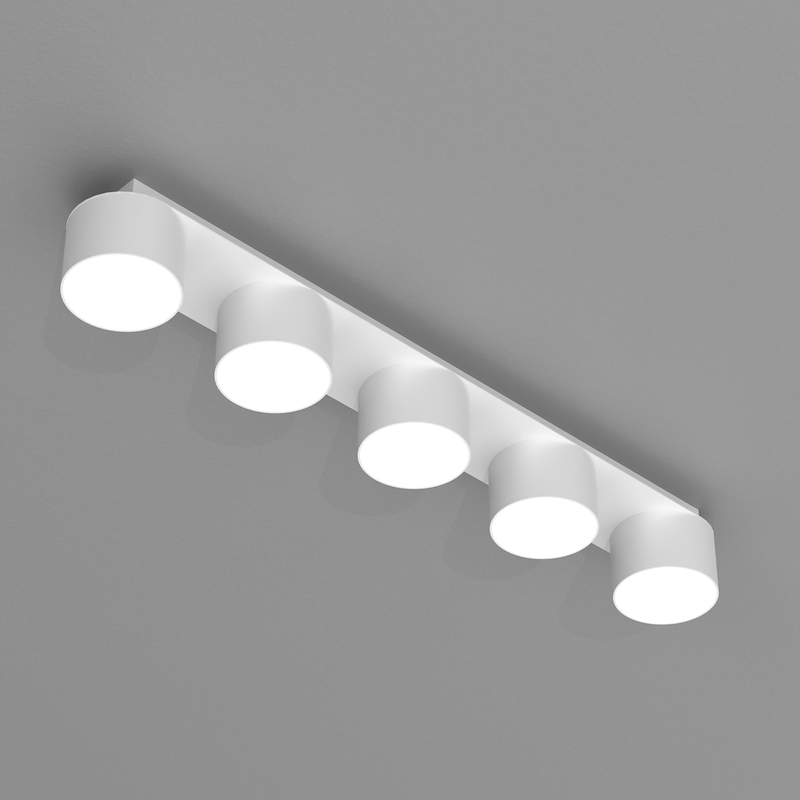 Milagro Dixie 5L ceiling lamp GX53 H 8cm