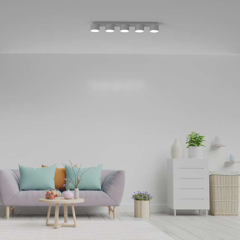 Milagro Dixie 5L ceiling lamp GX53 H 8cm