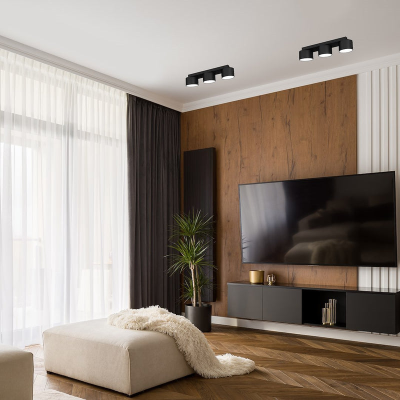 Milagro Dixie 3L ceiling lamp GX53 H 8cm