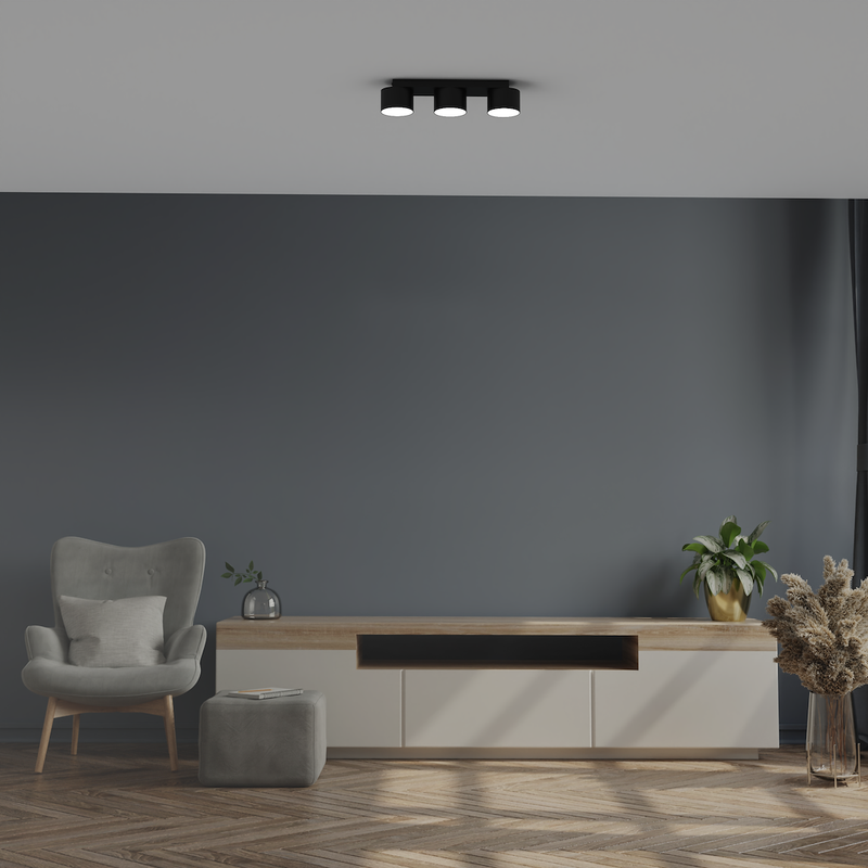 Milagro Dixie 3L ceiling lamp GX53 H 8cm