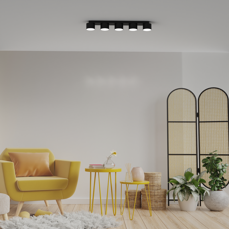 Milagro Dixie 5L ceiling lamp GX53 H 8cm