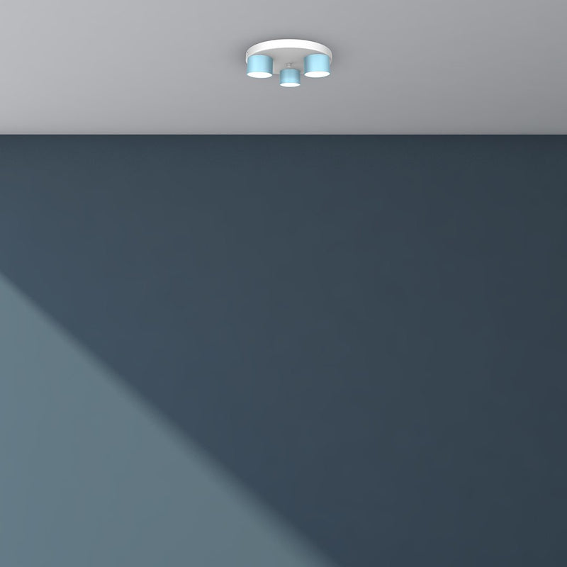 Milagro Dixie 3L ceiling lamp GX53 H 8cm