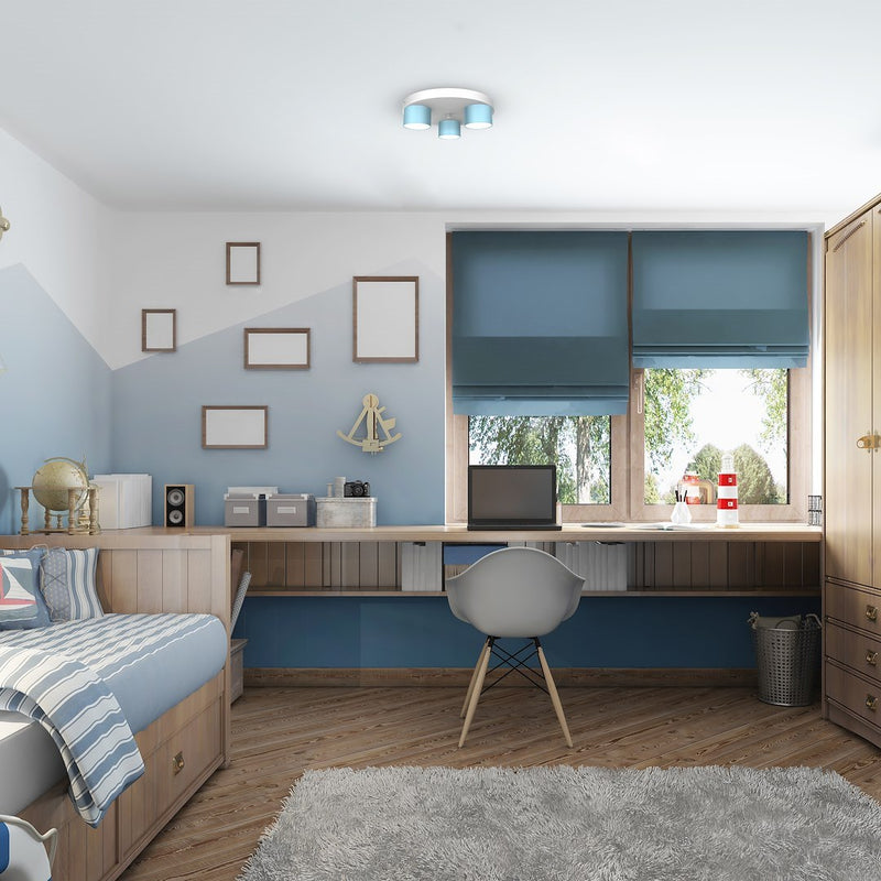 Milagro Dixie 3L ceiling lamp GX53 H 8cm