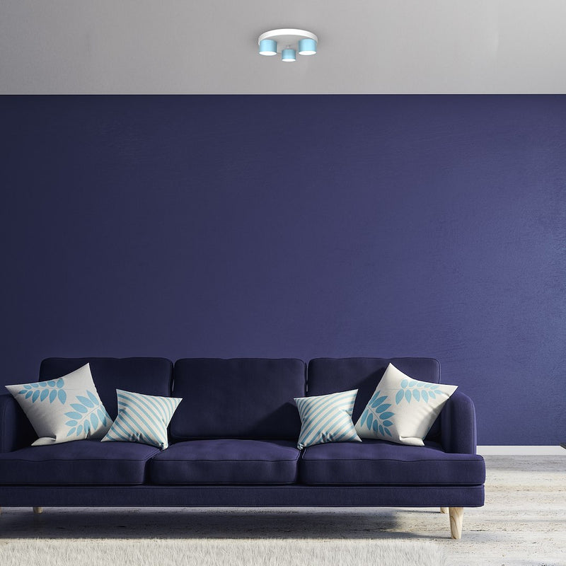 Milagro Dixie 3L ceiling lamp GX53 H 8cm